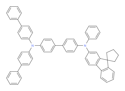N4,N4-di([1,1'-biphenyl]-4-yl)-N4'-phenyl-N4'-(spiro[cyclopentane-1,9'-fluoren]-2'-yl)-[1,1'-biphenyl]-4,4'-diamine