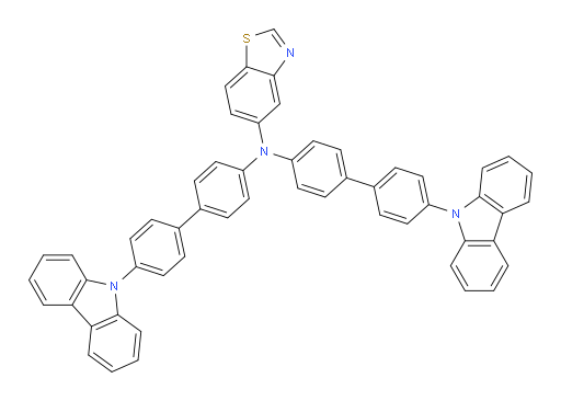 N,N-bis(4'-(9H-carbazol-9-yl)-[1,1'-biphenyl]-4-yl)benzo[d]thiazol-5-amine
