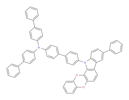 N,N-di([1,1'-biphenyl]-4-yl)-4'-(9-phenyl-12H-benzo[5,6][1,4]dioxino[2,3-a]carbazol-12-yl)-[1,1'-biphenyl]-4-amine