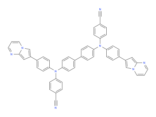 4,4'-([1,1'-biphenyl]-4,4'-diylbis((4-(pyrrolo[1,2-a]pyrimidin-7-yl)phenyl)azanediyl))dibenzonitrile