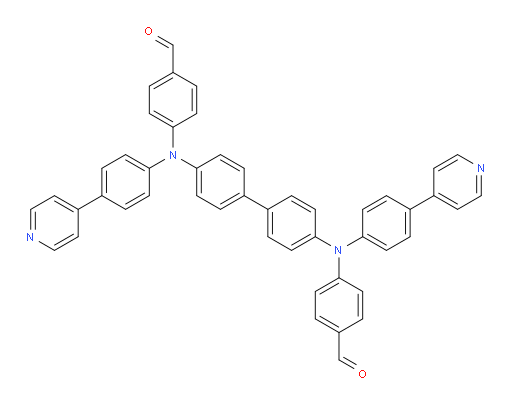 4,4'-([1,1'-biphenyl]-4,4'-diylbis((4-(pyridin-4-yl)phenyl)azanediyl))dibenzaldehyde