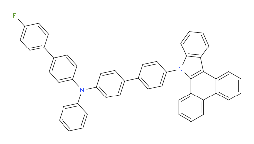 N-(4'-(9H-dibenzo[a,c]carbazol-9-yl)-[1,1'-biphenyl]-4-yl)-4'-fluoro-N-phenyl-[1,1'-biphenyl]-4-amine