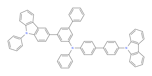 N-(4'-(9H-carbazol-9-yl)-[1,1'-biphenyl]-4-yl)-N-phenyl-5-(9-phenyl-9H-carbazol-3-yl)-[1,1'-biphenyl]-3-amine