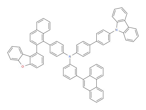 4'-(9H-carbazol-9-yl)-N-(4-(2-(dibenzo[b,d]furan-1-yl)naphthalen-1-yl)phenyl)-N-(3-(phenanthren-9-yl)phenyl)-[1,1'-biphenyl]-4-amine