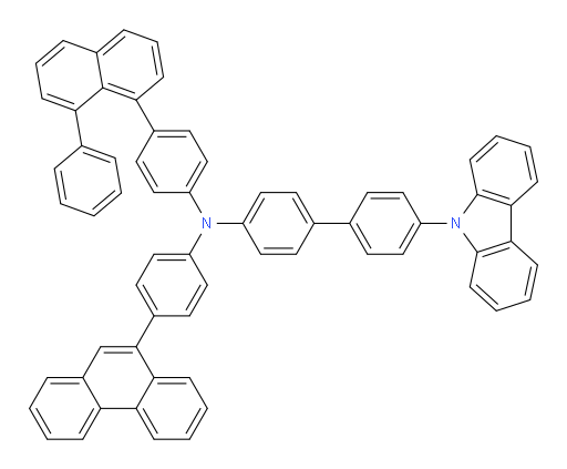 4'-(9H-carbazol-9-yl)-N-(4-(phenanthren-9-yl)phenyl)-N-(4-(8-phenylnaphthalen-1-yl)phenyl)-[1,1'-biphenyl]-4-amine