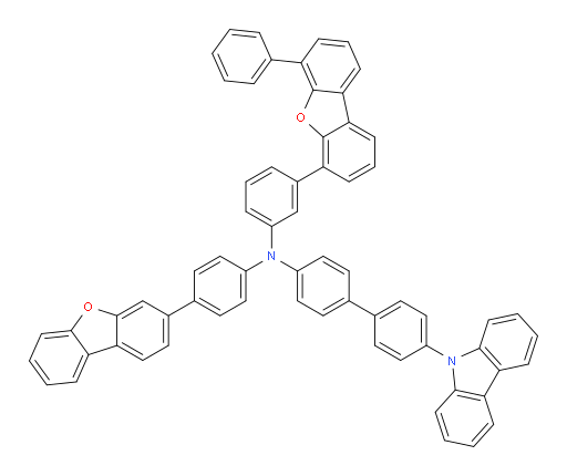 4'-(9H-carbazol-9-yl)-N-(4-(dibenzo[b,d]furan-3-yl)phenyl)-N-(3-(6-phenyldibenzo[b,d]furan-4-yl)phenyl)-[1,1'-biphenyl]-4-amine