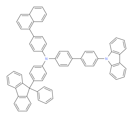 4'-(9H-carbazol-9-yl)-N-(4-(naphthalen-1-yl)phenyl)-N-(4-(9-phenyl-9H-fluoren-9-yl)phenyl)-[1,1'-biphenyl]-4-amine