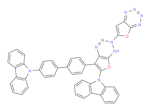 7-(4'-(9H-carbazol-9-yl)-[1,1'-biphenyl]-4-yl)-6-(9H-carbazol-9-yl)-4H-3,6'-bifuro[2,3-e][1,2,3,4]tetrazine