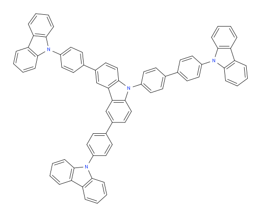 9,9'-((9-(4'-(9H-carbazol-9-yl)-[1,1'-biphenyl]-4-yl)-9H-carbazole-3,6-diyl)bis(4,1-phenylene))bis(9H-carbazole)
