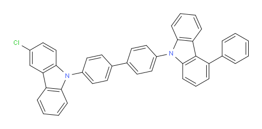 3-chloro-9-(4'-(4-phenyl-9H-carbazol-9-yl)-[1,1'-biphenyl]-4-yl)-9H-carbazole