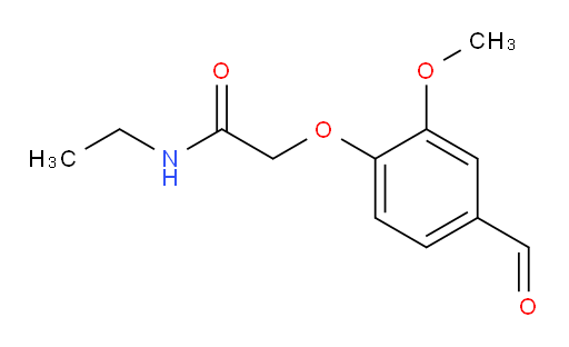 N-ethyl-2-(4-formyl-2-methoxyphenoxy)acetamide