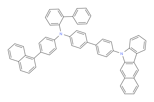 N-(4'-(5H-benzo[b]carbazol-5-yl)-[1,1'-biphenyl]-4-yl)-N-(4-(naphthalen-1-yl)phenyl)-[1,1'-biphenyl]-2-amine