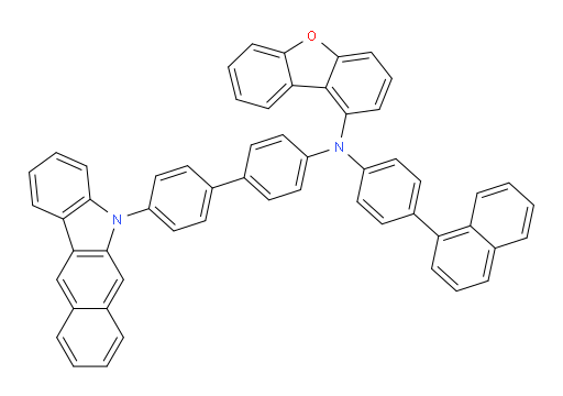 N-(4'-(5H-benzo[b]carbazol-5-yl)-[1,1'-biphenyl]-4-yl)-N-(4-(naphthalen-1-yl)phenyl)dibenzo[b,d]furan-1-amine
