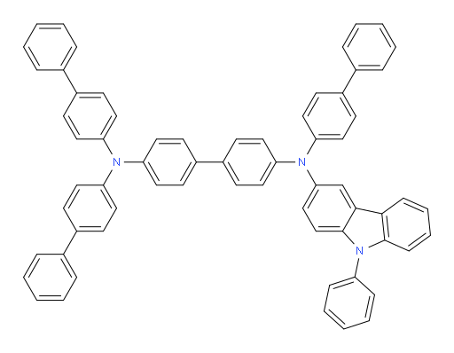 N4,N4,N4'-tri([1,1'-biphenyl]-4-yl)-N4'-(9-phenyl-9H-carbazol-3-yl)-[1,1'-biphenyl]-4,4'-diamine