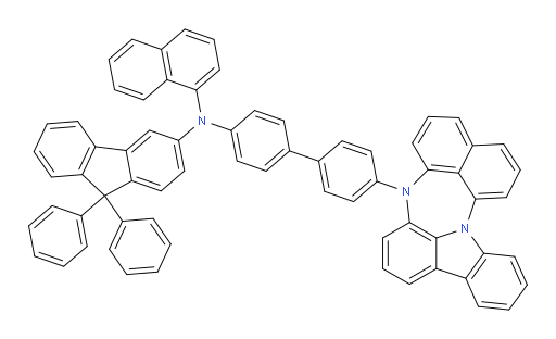 N-(4'-(4H-naphtho[1',8':5,6,7][1,4]diazepino[3,2,1-jk]carbazol-4-yl)-[1,1'-biphenyl]-4-yl)-N-(naphthalen-1-yl)-9,9-diphenyl-9H-fluoren-3-amine