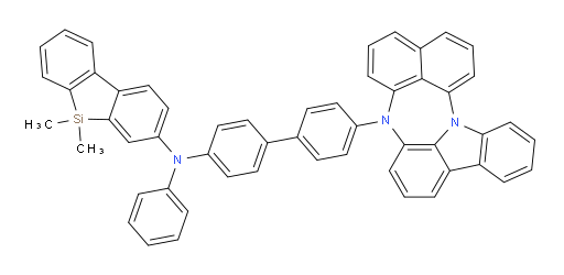 N-(4'-(4H-naphtho[1',8':5,6,7][1,4]diazepino[3,2,1-jk]carbazol-4-yl)-[1,1'-biphenyl]-4-yl)-5,5-dimethyl-N-phenyl-5H-dibenzo[b,d]silol-3-amine