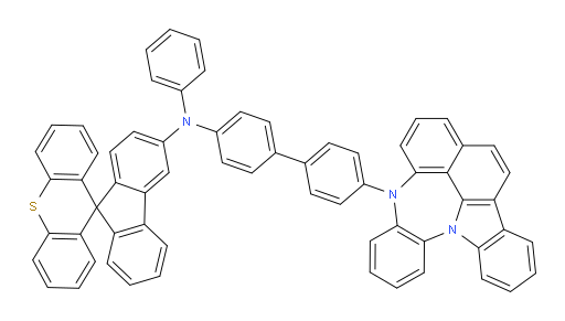 N-(4'-(4H-4,8b-diazaindeno[1,2,3-gh]pleiaden-4-yl)-[1,1'-biphenyl]-4-yl)-N-phenylspiro[fluorene-9,9'-thioxanthen]-3-amine