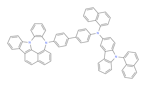 N-(4'-(4H-4,8b-diazaindeno[1,2,3-gh]pleiaden-4-yl)-[1,1'-biphenyl]-4-yl)-N,9-di(naphthalen-1-yl)-9H-carbazol-3-amine