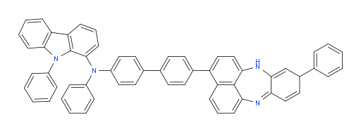 N,9-diphenyl-N-(4'-(10-phenyl-10,12-dihydrobenzo[b]naphtho[1,8-ef][1,4]diazepin-3-yl)-[1,1'-biphenyl]-4-yl)-9H-carbazol-1-amine
