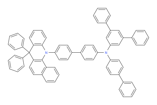 N-([1,1'-biphenyl]-4-yl)-N-(4'-(7,7-diphenylbenzo[c]acridin-12(7H)-yl)-[1,1'-biphenyl]-4-yl)-[1,1':3',1''-terphenyl]-5'-amine