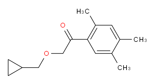 2-(cyclopropylmethoxy)-1-(2,4,5-trimethylphenyl)ethanone