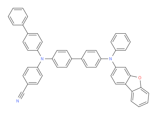 4-([1,1'-biphenyl]-4-yl(4'-(dibenzo[b,d]furan-3-yl(phenyl)amino)-[1,1'-biphenyl]-4-yl)amino)benzonitrile