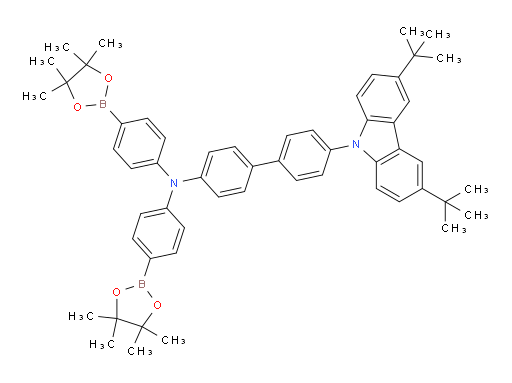 4'-(3,6-di-tert-butyl-9H-carbazol-9-yl)-N,N-bis(4-(4,4,5,5-tetramethyl-1,3,2-dioxaborolan-2-yl)phenyl)-[1,1'-biphenyl]-4-amine