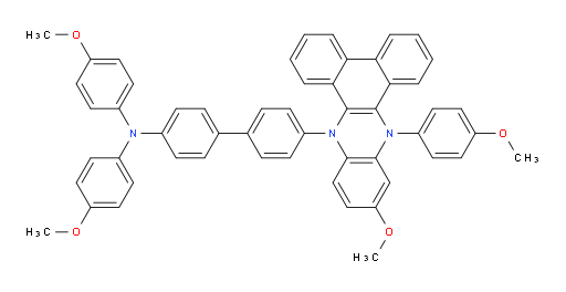 4'-(12-methoxy-14-(4-methoxyphenyl)dibenzo[a,c]phenazin-9(14H)-yl)-N,N-bis(4-methoxyphenyl)-[1,1'-biphenyl]-4-amine