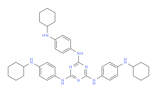 N2,N4,N6-tris(4-(cyclohexylamino)phenyl)-1,3,5-triazine-2,4,6-triamine
