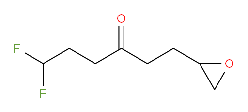 6,6-difluoro-1-(oxiran-2-yl)hexan-3-one