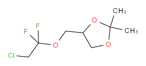 4-((2-chloro-1,1-difluoroethoxy)methyl)-2,2-dimethyl-1,3-dioxolane