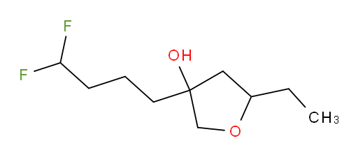 3-(4,4-difluorobutyl)-5-ethyltetrahydrofuran-3-ol
