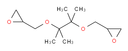 2,2'-(((2,3-dimethylbutane-2,3-diyl)bis(oxy))bis(methylene))bis(oxirane)
