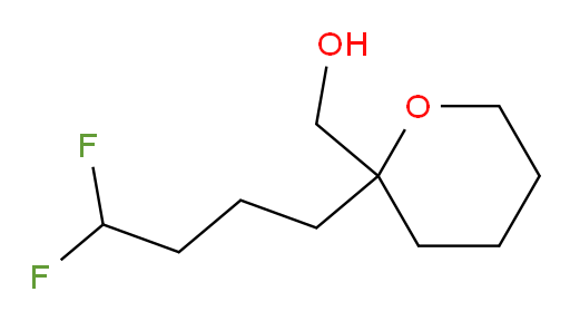 (2-(4,4-difluorobutyl)tetrahydro-2H-pyran-2-yl)methanol