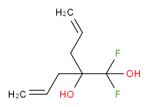 2-allyl-1,1-difluoropent-4-ene-1,2-diol