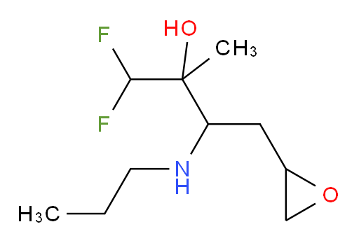 1,1-difluoro-2-methyl-4-(oxiran-2-yl)-3-(propylamino)butan-2-ol