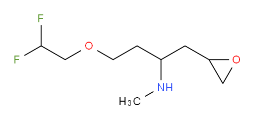 4-(2,2-difluoroethoxy)-N-methyl-1-(oxiran-2-yl)butan-2-amine