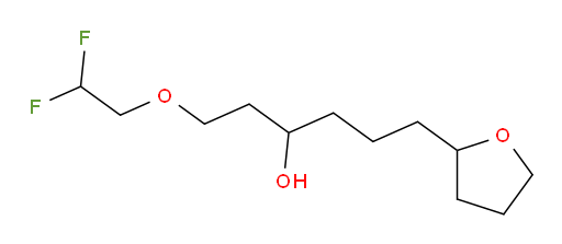 1-(2,2-difluoroethoxy)-6-(tetrahydrofuran-2-yl)hexan-3-ol