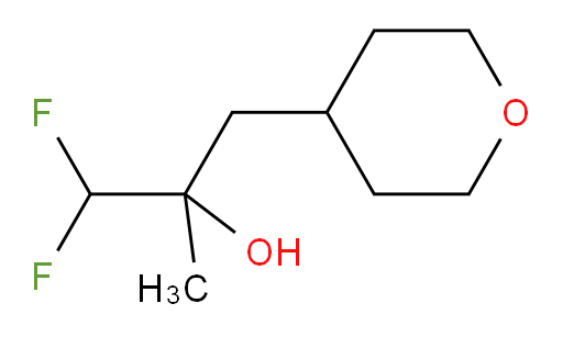 1,1-difluoro-2-methyl-3-(tetrahydro-2H-pyran-4-yl)propan-2-ol