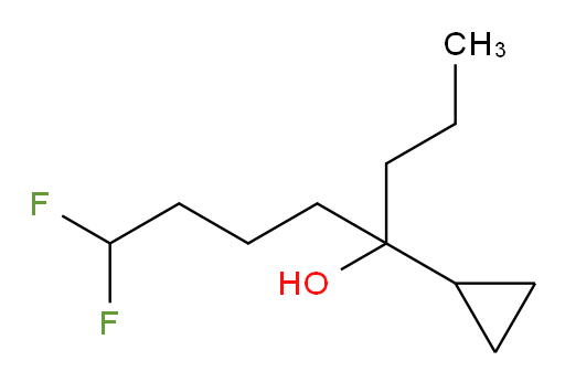 4-cyclopropyl-8,8-difluorooctan-4-ol