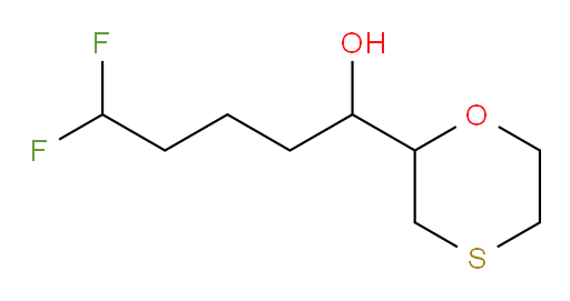 5,5-difluoro-1-(1,4-oxathian-2-yl)pentan-1-ol