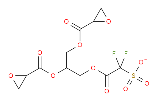 2-(2,3-bis((oxirane-2-carbonyl)oxy)propoxy)-1,1-difluoro-2-oxoethanesulfonate