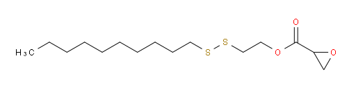 2-(decyldisulfanyl)ethyl oxirane-2-carboxylate