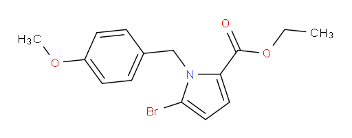 ethyl 5-bromo-1-(4-methoxybenzyl)-1H-pyrrole-2-carboxylate