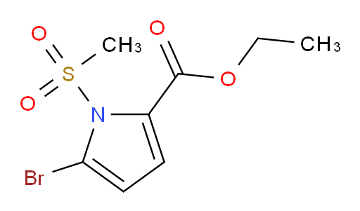ethyl 5-bromo-1-(methylsulfonyl)-1H-pyrrole-2-carboxylate