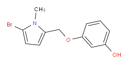 3-((5-bromo-1-methyl-1H-pyrrol-2-yl)methoxy)phenol