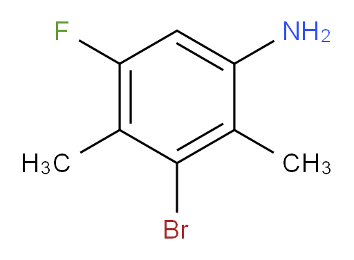 3-Bromo-5-fluoro-2,4-dimethylbenzenamine