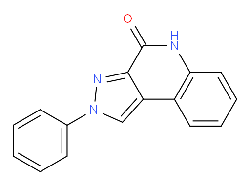 2,5-Dihydro-2-phenyl-4H-pyrazolo[3,4-c]quinolin-4-one (ACI)