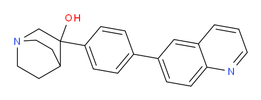 3-[4-(6-Quinolinyl)phenyl]-1-azabicyclo[2.2.2]octan-3-ol (ACI)