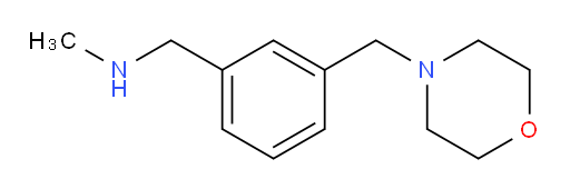 N-Methyl-3-(4-morpholinylmethyl)benzenemethanamine (ACI)